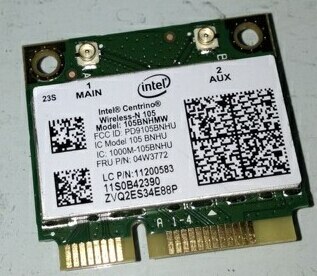 Intel Centrino Wireless-N105 105BNHMW 150Mbps FRU ..